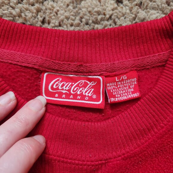 Vintage Coca Cola Red Soft Sweater - Picture 6 of 12